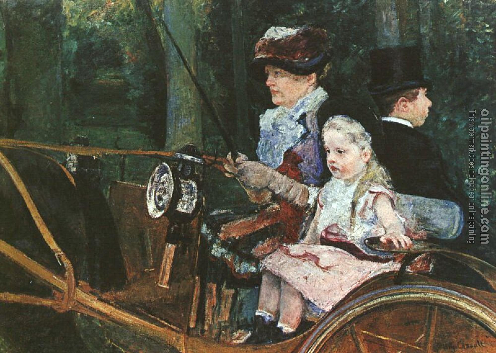 Cassatt, Mary - Woman and Child Driving